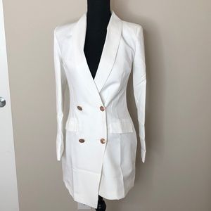 White blazer dress